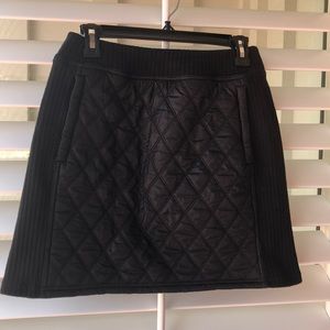 Prana quilted mini skirt.